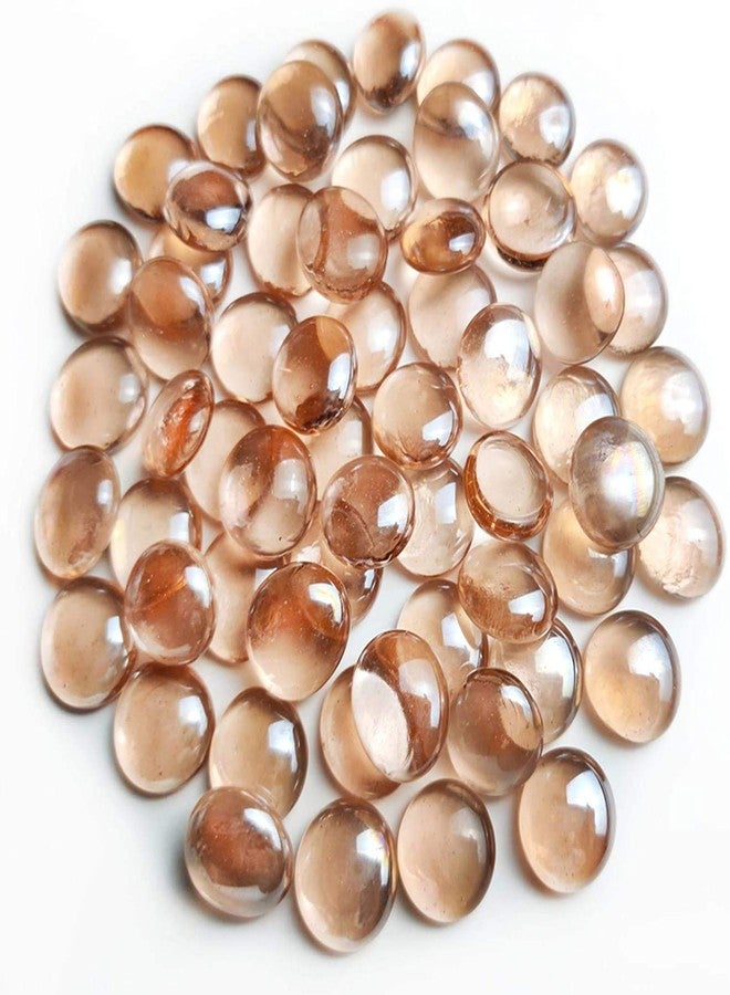 Promote Trader Decorative Stones & Pebbles 250gram Peach Light Brown for Garden Vase Fillers Aquarium Table Decor Fountain Decoration - Image 1